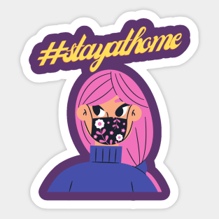 Stay At Home Sticker